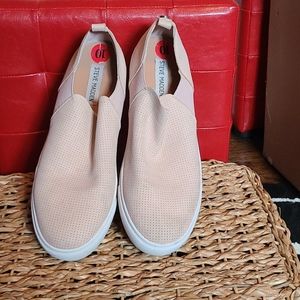 Blush Pink Slip On Sneakera